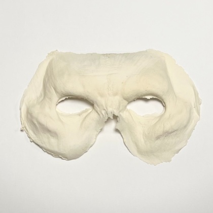Demi masque de Zombie - Prothse en mousse de latex