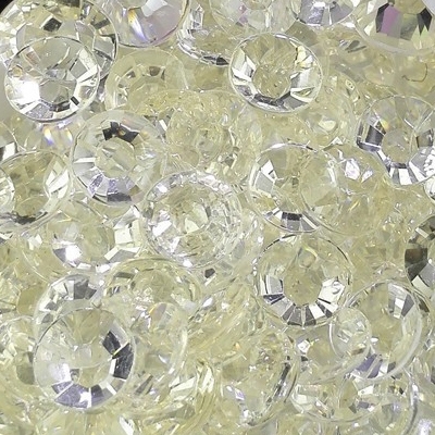 Strass 6mm - 1000 pièces - Multiple Facets Cristal White