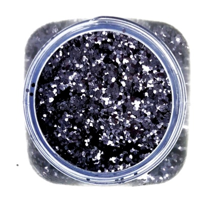 Paillettes paisses de maquillage 1mm 100g Noir Bleut