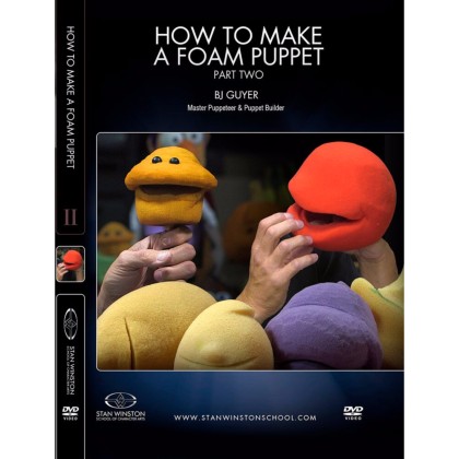 DVD BJ Guyer : How to Make a Foam Puppet Part 2 - Foam Carving & Creating Mechanisms