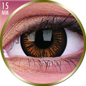 Lentilles Big Eyes 15mm - 3 mois - Charming Brown