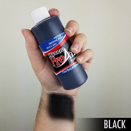 Fard fluide Waterproof pour aérographe ProAiir HYBRID 2oz (60 ml) - Black