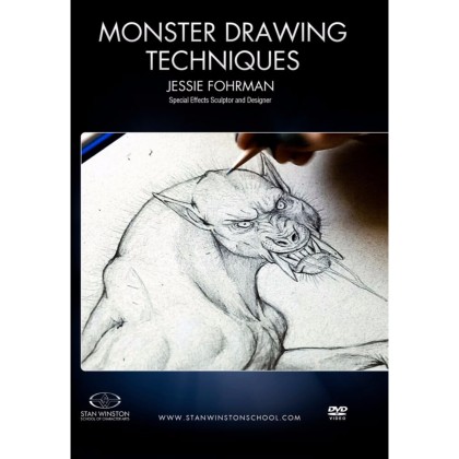 DVD Jessie Fohrman : Monster Drawing Techniques - How To Draw Werewolf