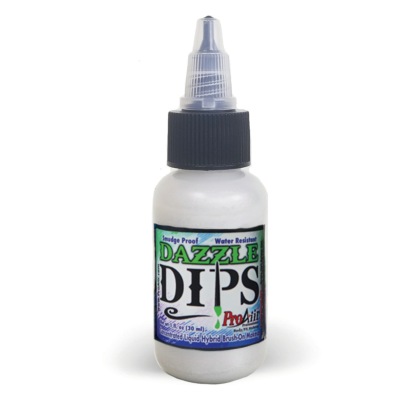 Fard Waterproof Iris ProAiir Dazzle DIPS 1oz (30 ml) - White Dazzle