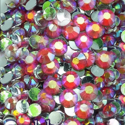 Strass 3mm - 10 000 pièces - AB Rouge