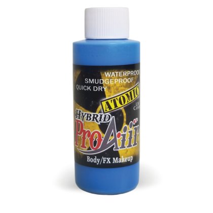Fard fluide Waterproof FLUO pour arographe ProAiir HYBRID 2oz (60 ml) - Biohazard Blue